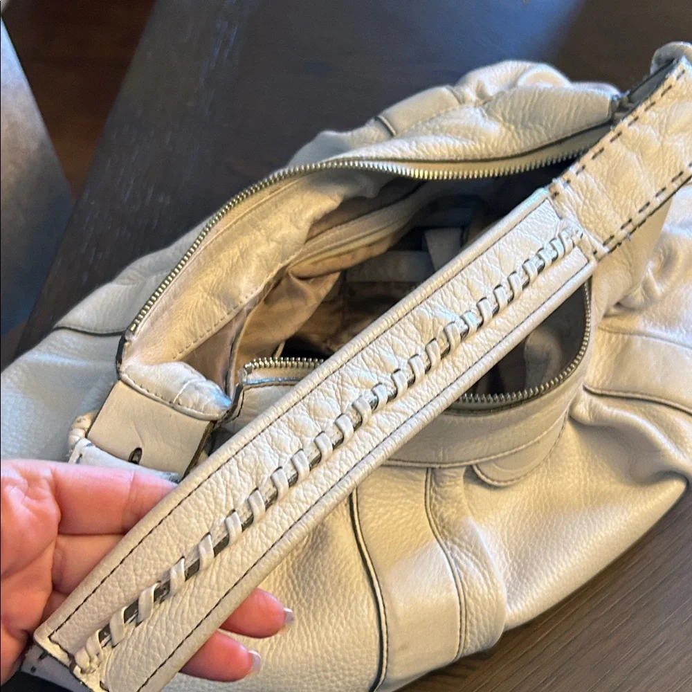 Cole Hann Cream/WhiteLeather Shoulder Bag